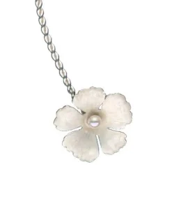 Pearl Chokers|Majorica Adjustable Silver Santorini Bianco Bridal Choker With Nacre Flowers