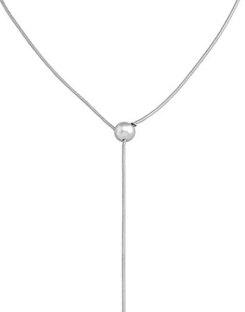 Pearl Chain Necklaces|Majorica Adjustable Steel Necklace Aura