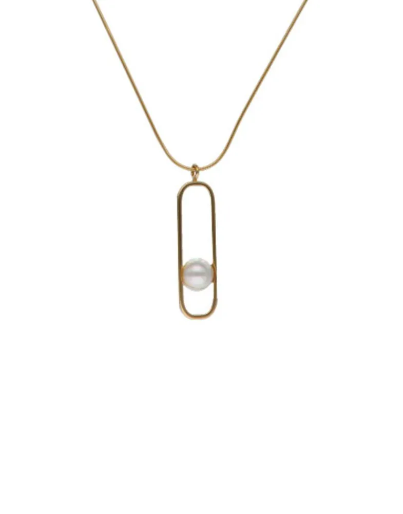 Pendants With Chain|Majorica Atenea Necklace With Chain And Round Pearl