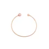 Bangle Bracelets|Majorica Big Bracelet Golden Aura With Pink Pearl