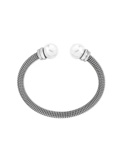 Bangle Bracelets|Majorica Bracelet Tender White Pearl