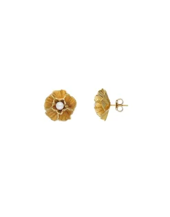Short Earrings|Majorica Clavelina Short Earrings With A White Pearl