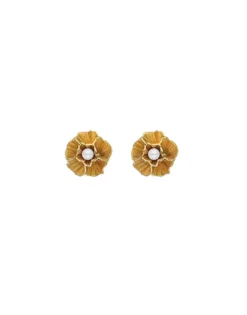 Short Earrings|Majorica Clavelina Short Earrings With A White Pearl