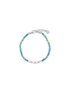 Silver Bracelets|Majorica Color Pop Sea Bracelet With Gradient Stones And White Pearls