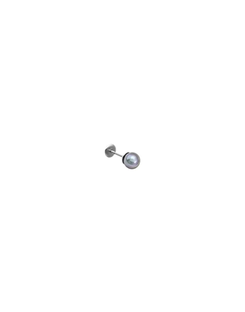 Piercings|Majorica Cos Collection Earring With 4Mm Round Gray Pearl