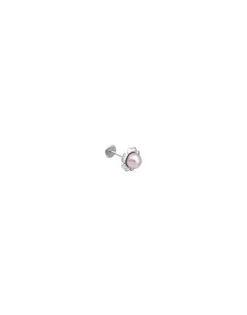 Piercings|Majorica Cos Collection Flower Earring With 4Mm Pink Pearl