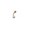 Piercings|Majorica Cos Collection Navel Gold Jewellery