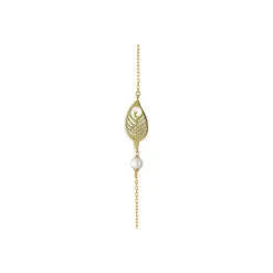 Chain Bracelets|Majorica Dafne Bracelet With Mother-Of-Pearl Leaf