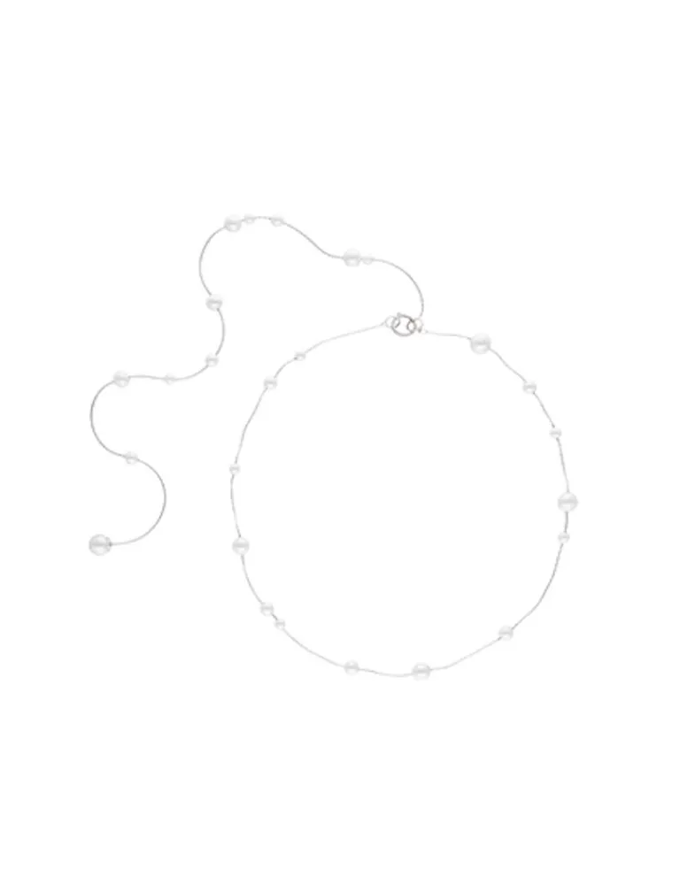 Wedding Necklaces|Majorica Dangle Extension With Pearls And Chain 30Cm