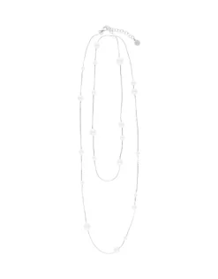 Long Pearl Necklaces|Majorica Dangle Necklace Strung With Round Pearls 90Cm