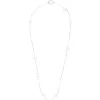 Wedding Necklaces|Majorica Dangle Necklace Strung With Round Pearls 40Cm