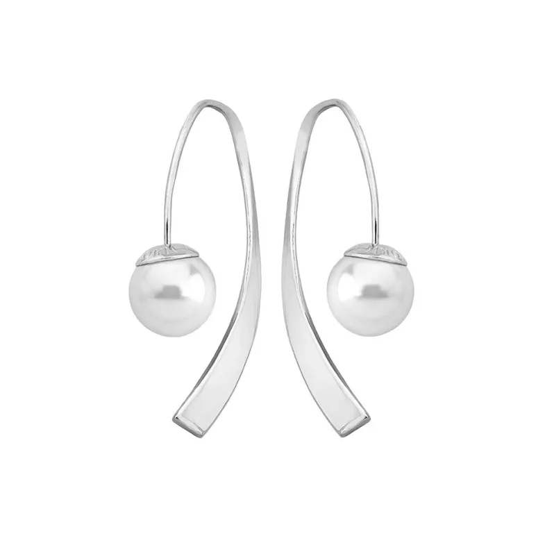 Pearl Drop Earrings|Majorica Earrings Clave Al Sol
