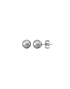 Pearl Stud Earrings|Majorica Earrings Lyra Silver With 10Mm Nuage Pearl