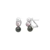 Short Earrings|Majorica Earrings Nuit Multicolored Pearls