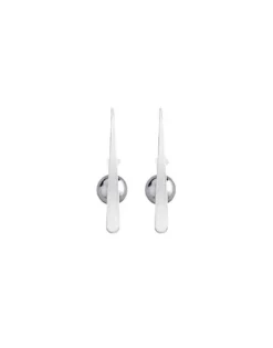 Pearl Drop Earrings|Majorica Earrings Planet Silver With 10Mm Gray Pearl