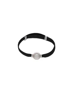 Elastic Bracelets|Majorica Elastic Circa Bracelet Black
