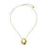 Pendants With Chain|Majorica Feme Chain Necklace With White Pearl And Green Agate