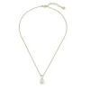 Pendants With Chain|Majorica Golden Silver Pendant Selene With 10Mm White Pearl And Zircons