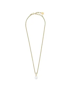 Pendants With Chain|Majorica Golden Silver Pendant Selene