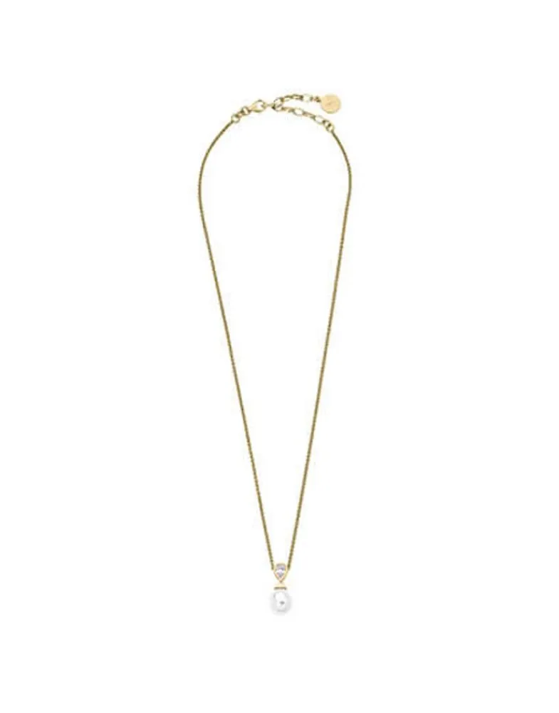 Pendants With Chain|Majorica Golden Silver Pendant Selene