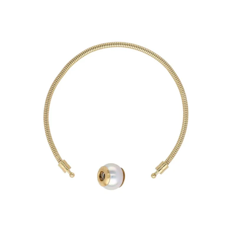 Chain Bracelets|Majorica Golden Steel Zindis Bracelet 16Cm