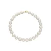 Long Pearl Necklaces|Majorica Gold Plated Barroque Pearl Necklace Lyra 14Mm 42Cm
