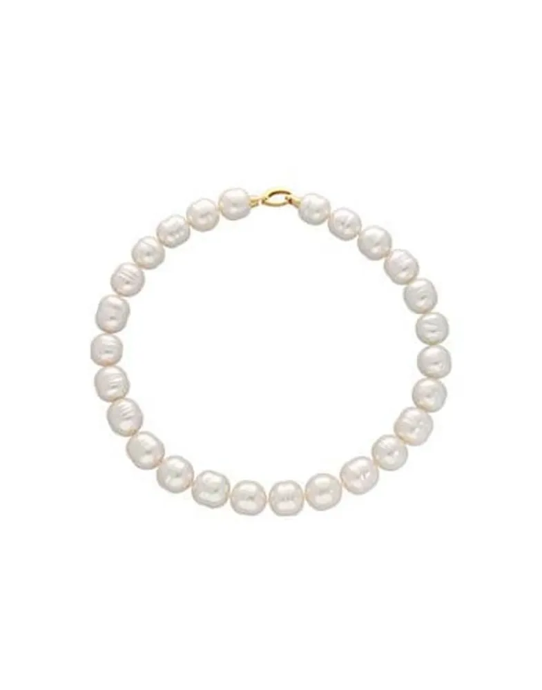 Long Pearl Necklaces|Majorica Gold Plated Barroque Pearl Necklace Lyra 14Mm 42Cm