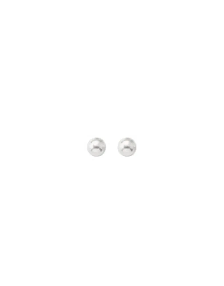 Pearl Stud Earrings|Majorica Gold Plated Cies With 5Mm White Pearl
