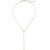 Pearl Chain Necklaces|Majorica Gold Plated Necklace Alba With White Pearl