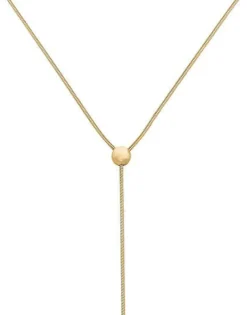 Pearl Chain Necklaces|Majorica Gold Plated Necklace Alba With White Pearl