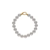 Golden Bracelets|Majorica Gold-Plated Silver Bracelet With 10Mm White Pearls Lyra