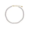 Long Pearl Necklaces|Majorica Gold-Plated Silver Necklace Ballet 8 Mm