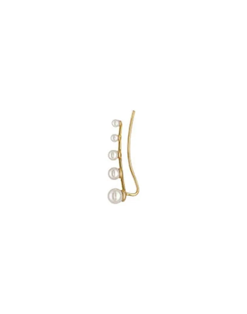 Ear Cuffs|Majorica Kea Gold Earcuff Earring With Round Pearls
