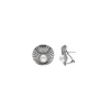 Short Earrings|Majorica Le Palm Pearl Steel Earrings With Omega Clasp