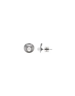 Short Earrings|Majorica Le Palm Pearl Steel Short Earrings