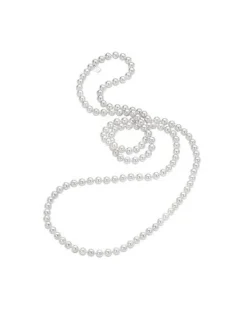 Long Pearl Necklaces|Majorica Long Necklace Jour With 10Mm White Pearls 120Cm
