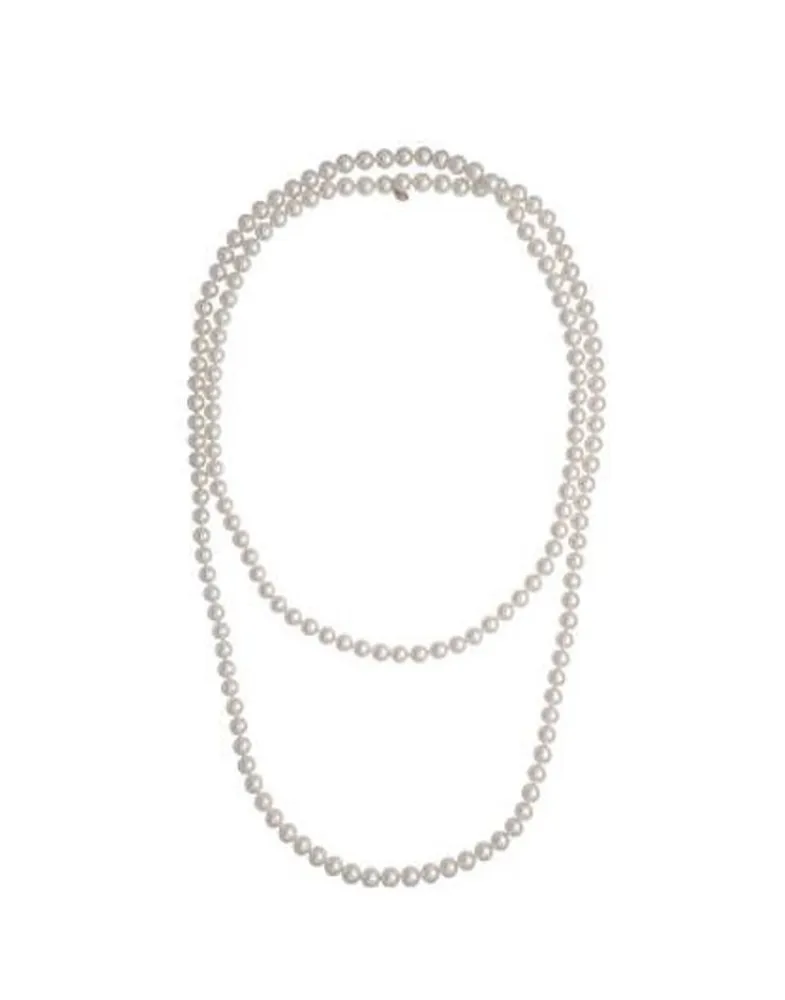 Long Pearl Necklaces|Majorica Long Necklace Jour With 8Mm White Pearls 150Cm