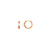 Pearl Hoop Earrings|Majorica Mini 4 Mm Color Pop Pearl Orange Hoop Earrings