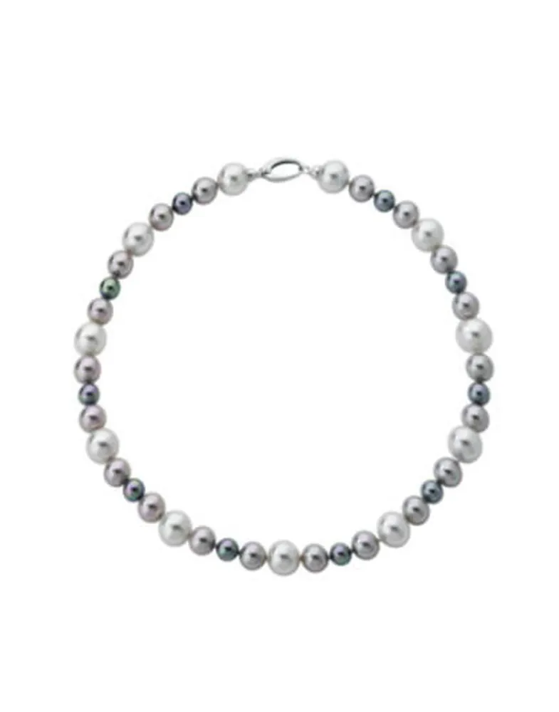 Long Pearl Necklaces|Majorica Multicolour Estela Pearl Necklace 46Cm