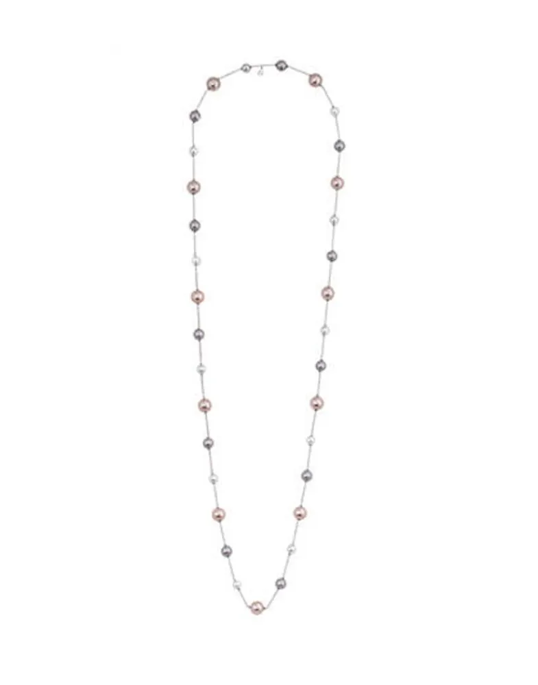 Pearl Chain Necklaces|Majorica Necklace Ilusion White, Nuage And Pink Pearls