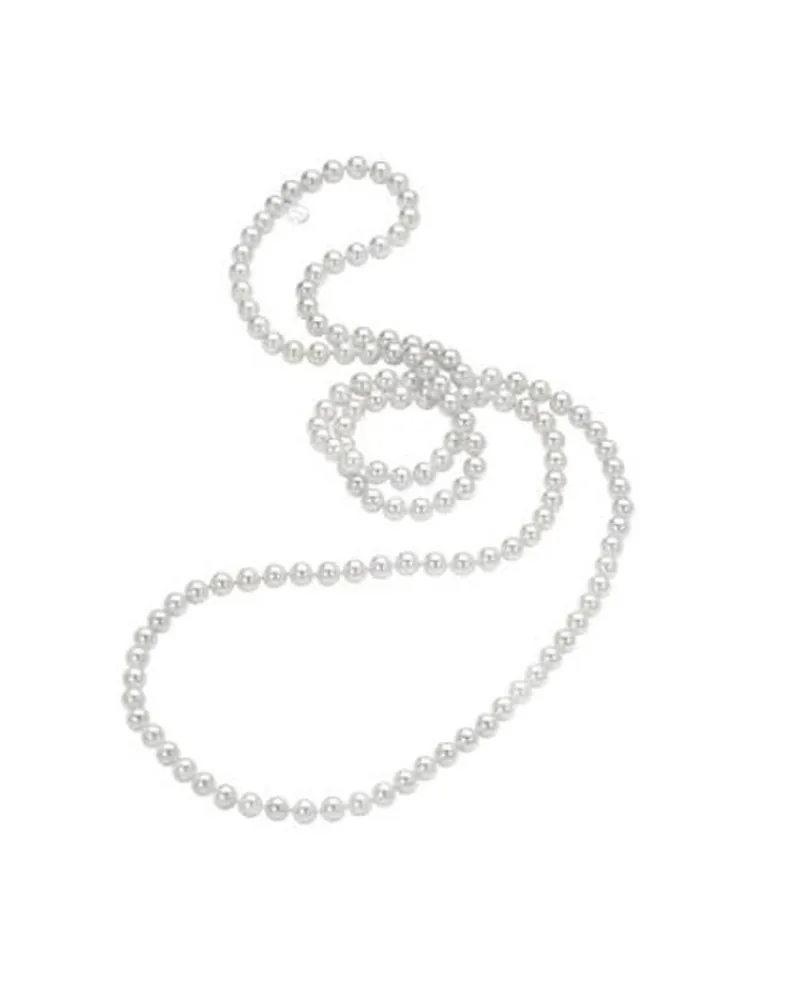 Long Pearl Necklaces|Majorica Necklace Jour 8Mm White Pearls 120Cm