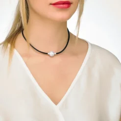 Leather Necklaces|Majorica Necklace Tilos