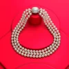 Long Pearl Necklaces|Majorica Pearl Silver Necklace Luna