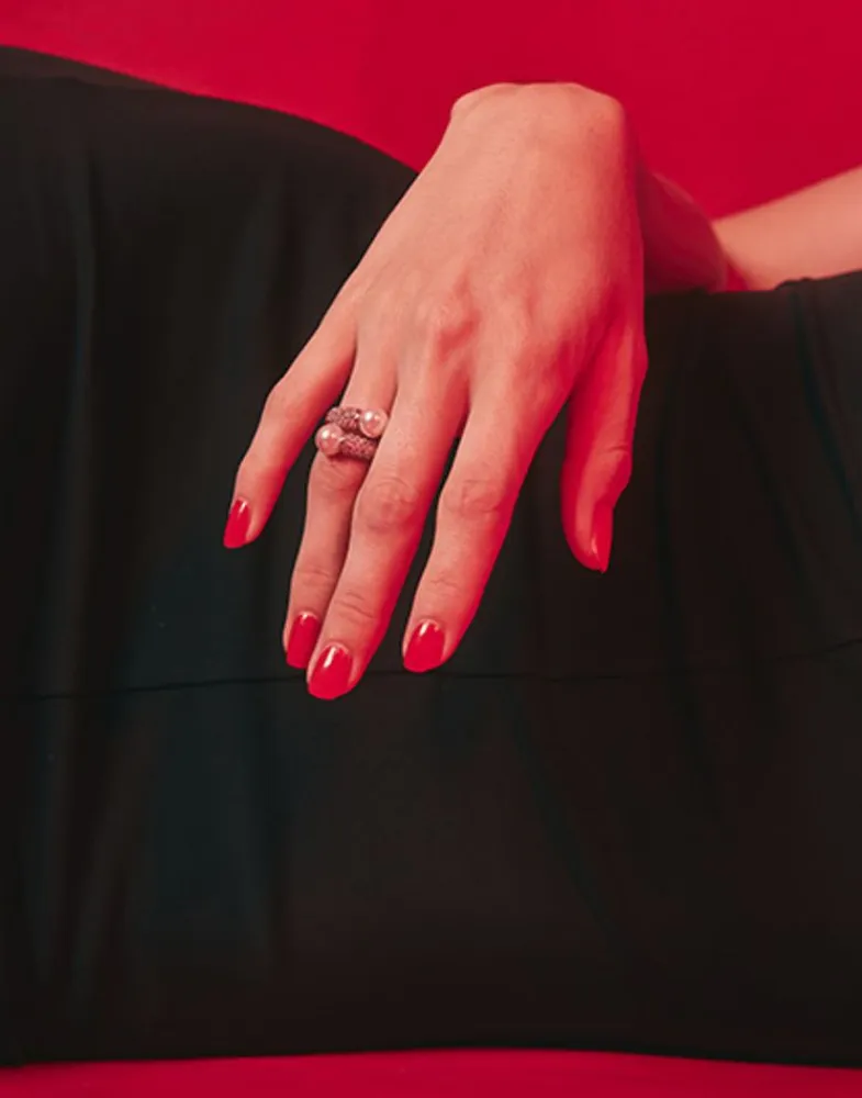 Medium-Sized Rings|Majorica Pearls Ring Lilit