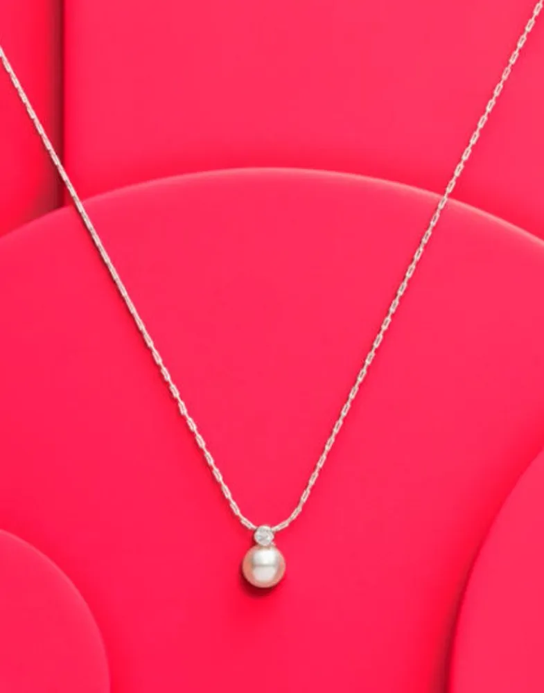 Pendants With Chain|Majorica Pendant Cies White Zirconia