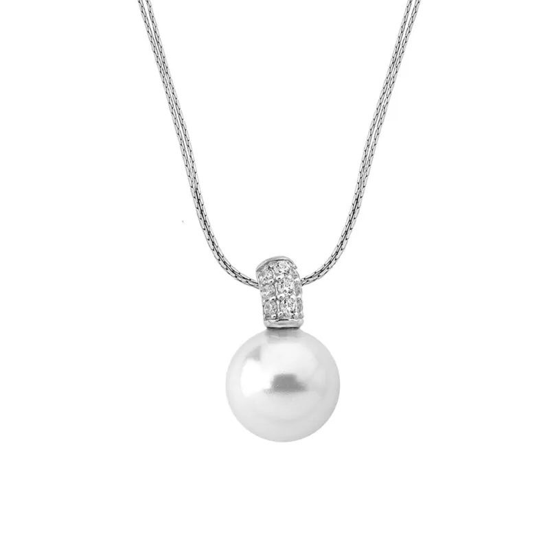 Wedding Necklaces|Majorica Pendant Exquisite 12Mm Pearl