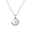 Wedding Necklaces|Majorica Pendant Exquisite Pave