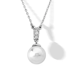 Wedding Necklaces|Majorica Pendant Nihal