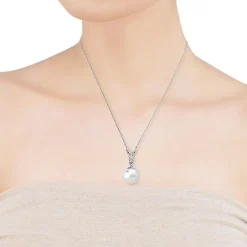 Wedding Necklaces|Majorica Pendant Nihal