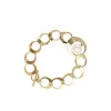 Chain Bracelets|Majorica Petra Chain Bracelet Golden With White Pearl